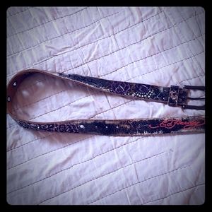 Vintage Ed Hardy belt